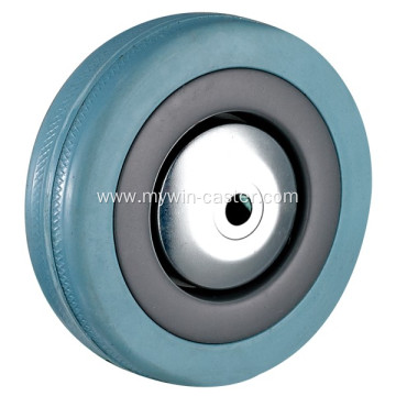 3'' Bolt Hole Grey Rubber Caster with Brake